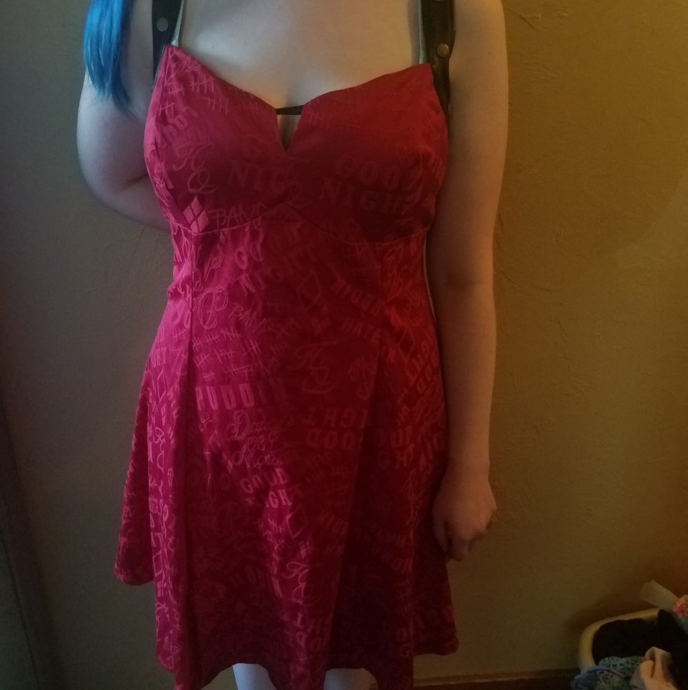 Hot Topic Red Harley Quinn Dress